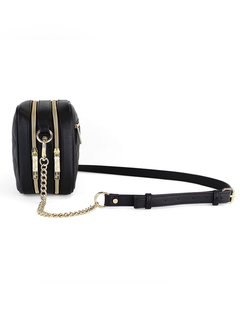 Itzy Ritzy Double Take Crossbody Diaper Bag - BLACK - BNWT - Picture 2 of 15
